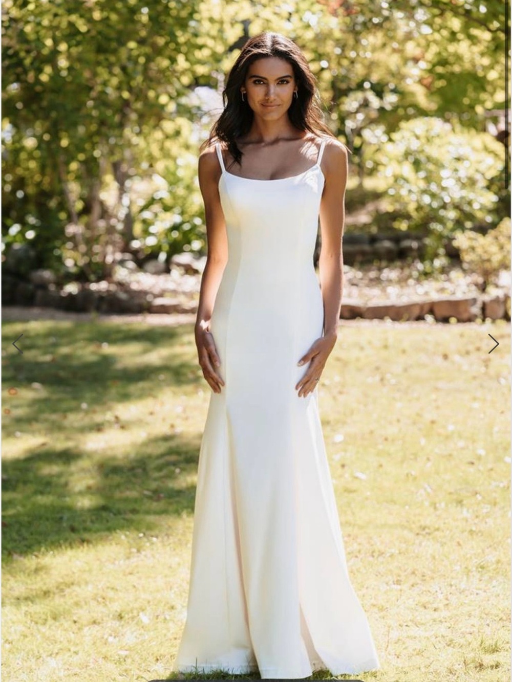 Allure Bridals Ivory One-Shoulder Wedding Dress